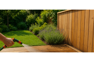 Hoe kan je tuinhout schoon houden?