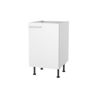 Gootsteenkast rechts op plintpoten 500mm