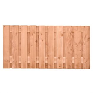 Tuinscherm douglas fijnbezaagd 21 planks 90x180cm