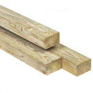 Vuren balk geschaafd geïmpregneerd 45x70mm