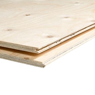 Underlayment combi-floor vuren tong en groef 2 lange zijden 2440x1220x18mm