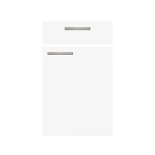 Carp select keuken wit onderkast Rechts 1 lade 1 deur 1 verstelbare plank 750x600mm
