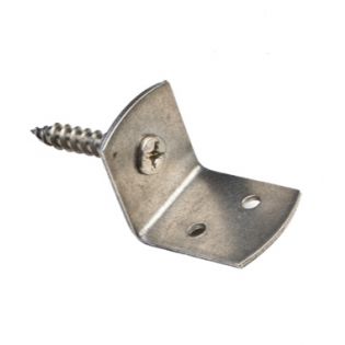 L-beslag rvs tuinscherm per 4st