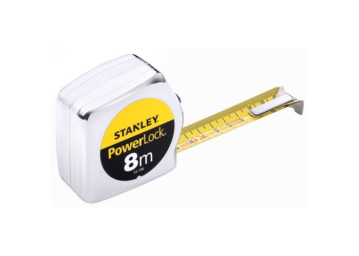 Stanley rolbandmaat powerlock 8 meter 033198