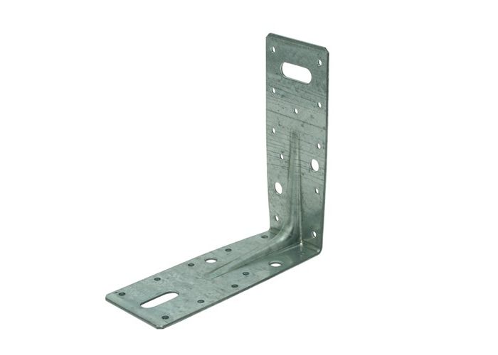 Hoekanker s.verzinkt 2.5x150x150mm met ril 07229