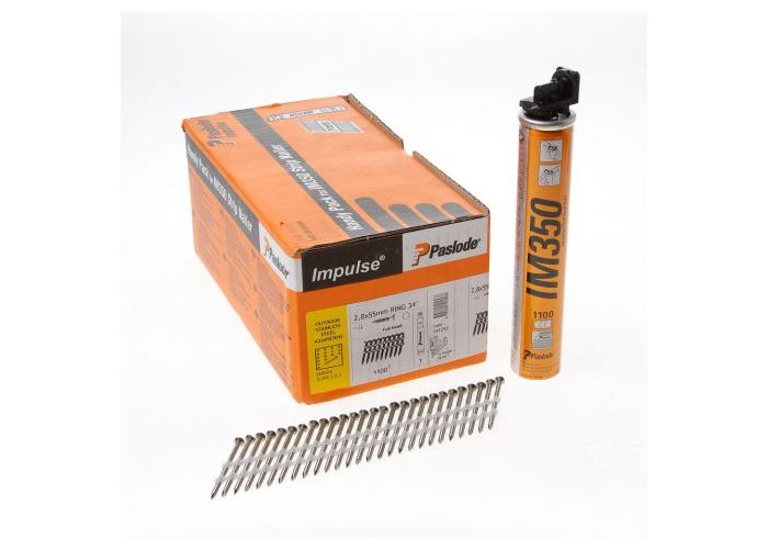 Paslode stripnagel rvs ring a2 2.8x55 141257 im350
