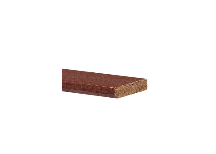 Meranti plint blank gelakt 8x45mm
