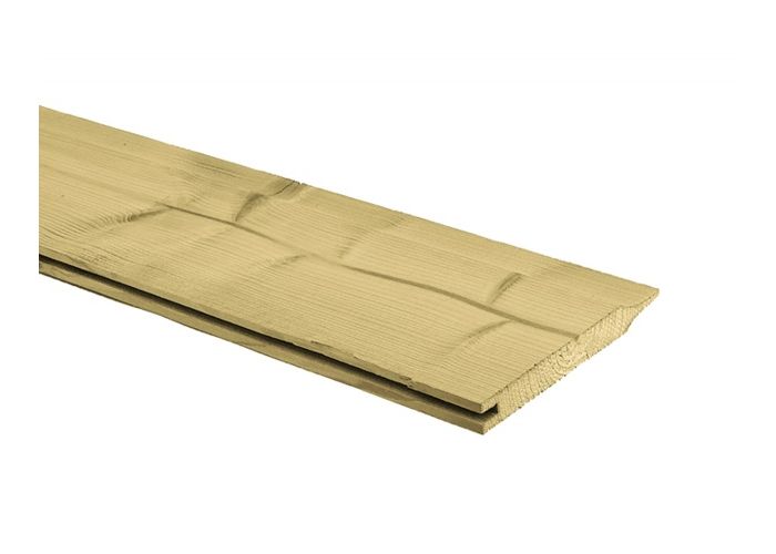 Rabat vuren dubbel geïmpregneerd 19x130mm