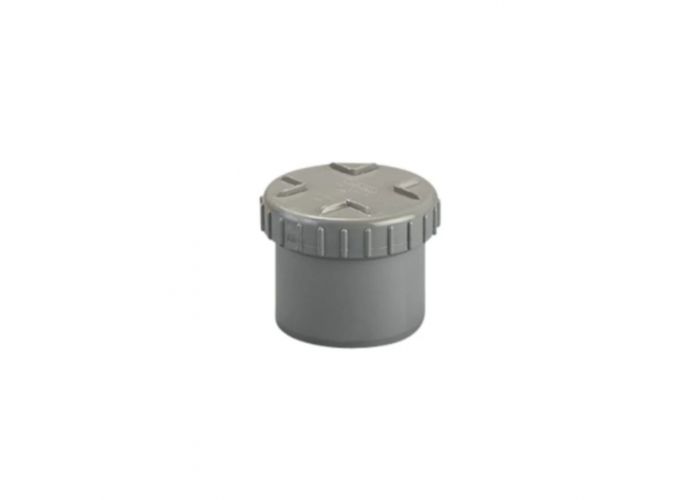 Eindstop met schroefdeksel voor in de mof 40mm