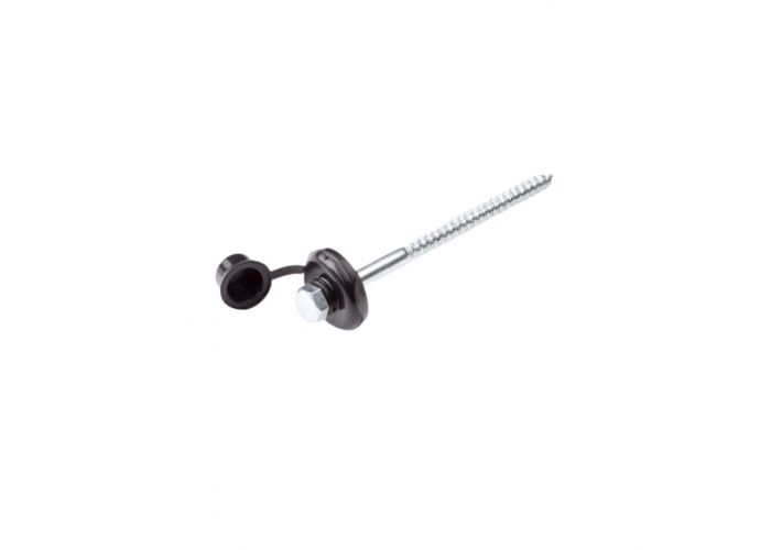 Schroef+afdekkap damwand en golfplaat 50mm 25 stuks