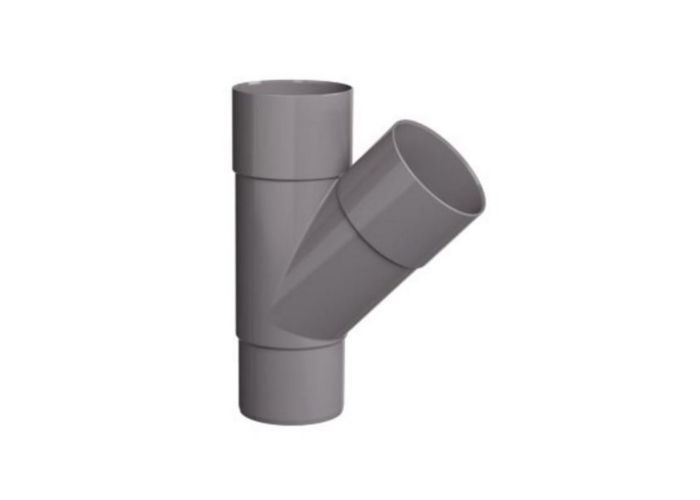 Y-stuk 45 graden hwa mof/mof/spie 70mm