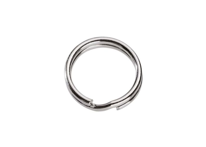 Sleutelring vernikkeld 25mm