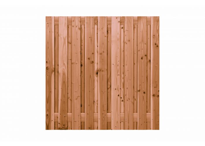 Tuinscherm douglas fijnbezaagd 21 planks 180x180cm