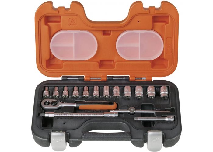 Bahcodoppenset 1/4" 16 delig s160