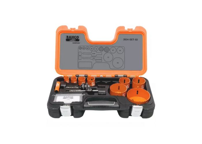Bahco gatzagenset bimetaal 9 delig 3834-set-92
