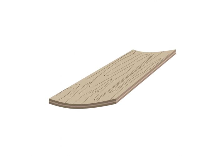Buig triplex b langs fineer 2500x1220x8mm
