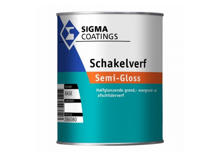 Sigma schakelverf semi gloss basis wn 1liter