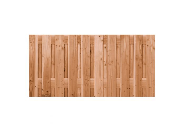 Tuinscherm coloured geschaafd 21 planks 90x180cm