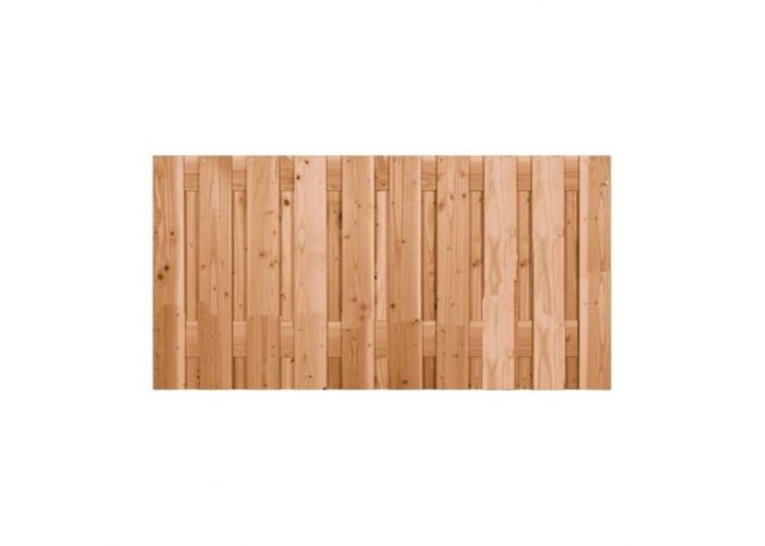 Tuinscherm coloured fijnbezaagd 21 planks 90x180cm
