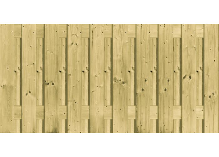 Tuinscherm geïmpregneerd grenen 21 planks 90x180cm