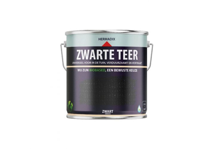 Hermadix impr. zwarte teer 2,5ltr