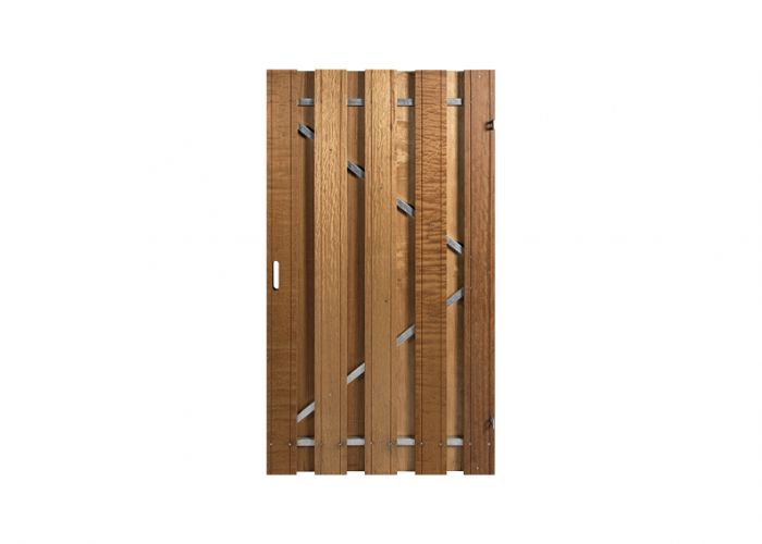 Keruing hh frame deur universeel 180x100cm inclusief duimen
