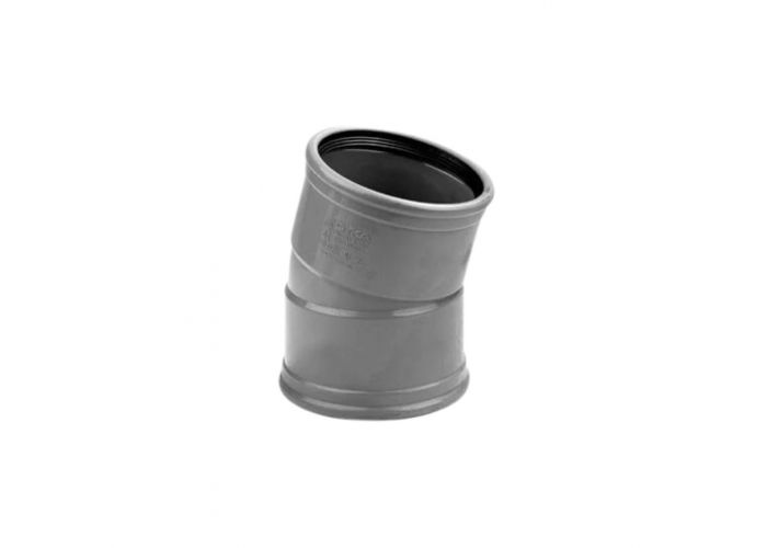 Bocht 15 graden dw manchet/spie 110mm