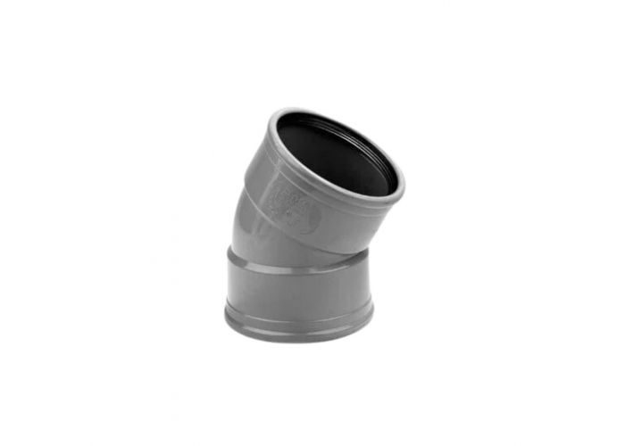 Bocht 30 graden dw manchet/manchet 125mm