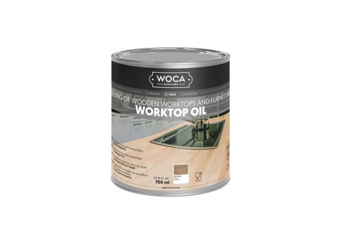 Woca werkbladolie naturel blik 0.75ltr