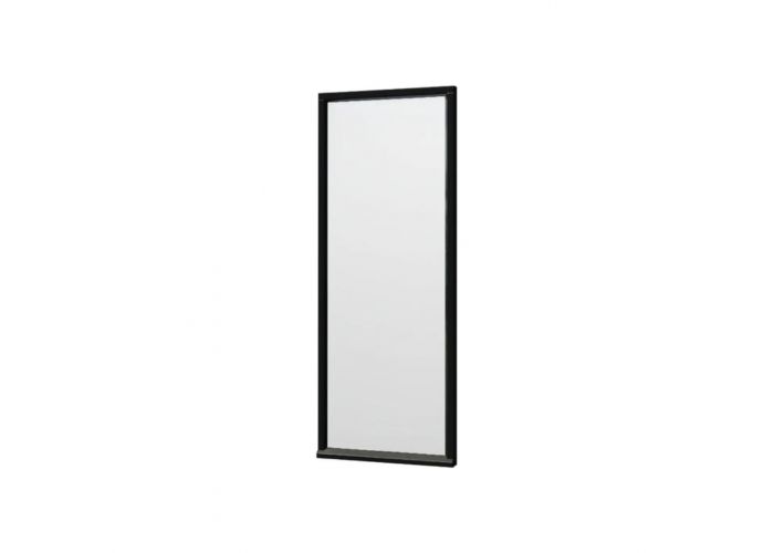 Raam steellook zwart 1 vaks 220x86,5cm
