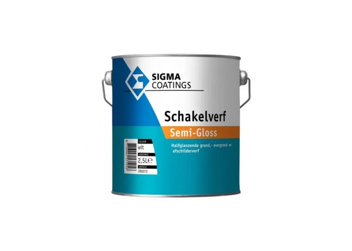 Sigma schakelverf semi gloss basis wn 2,5liter