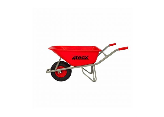 4tecx kruiwagen stratenmaker hdpe 100ltr Rood
