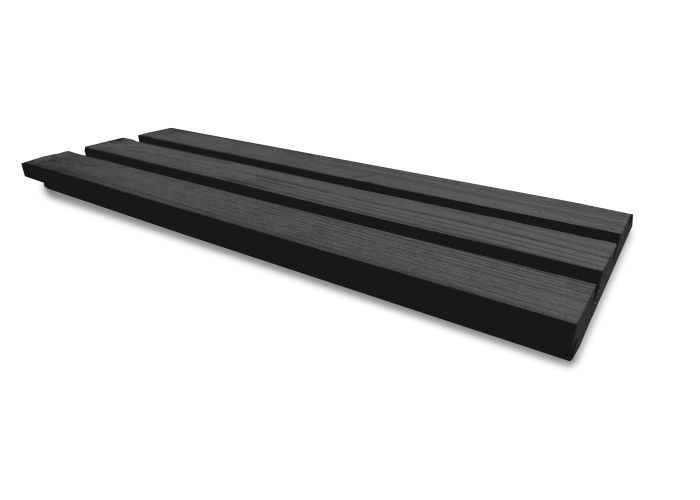 Rabat douglas design triple zwart 27x129mm