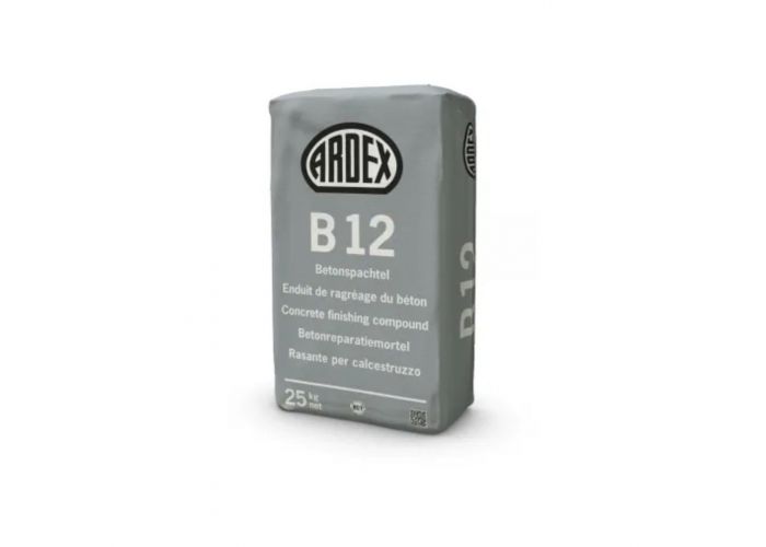Ardex b12 betonreparatiemortel grijs zak 25kg