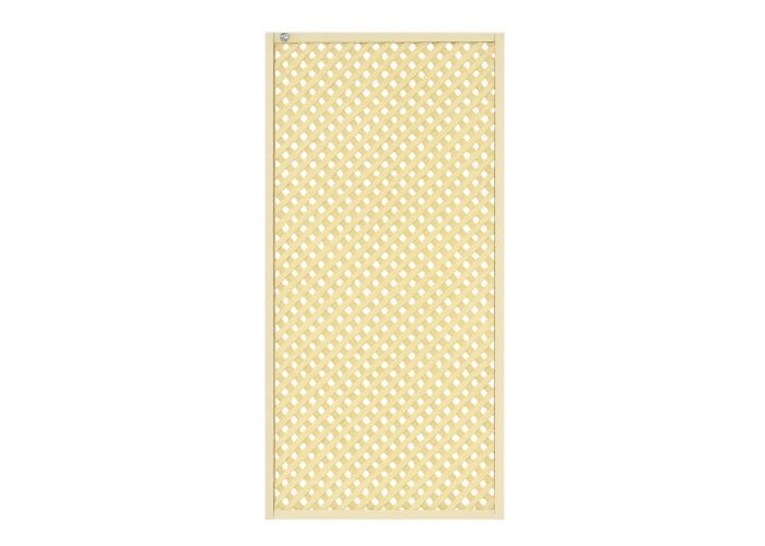 Scherm grenen trellis diagonaal 180x90cm