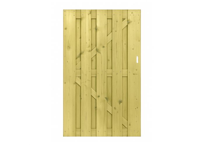 CarpGarant tuindeur vuren geïmpregneerd recht vc 180x100cm