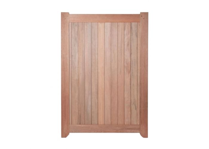 Poort hardhout enkel rechts draaiend 180x125cm
