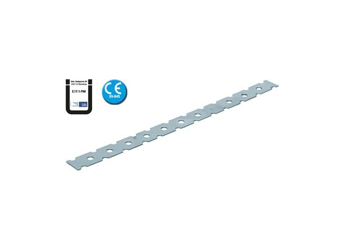 Lijmkoppelstrip rvs a4 316 0.7x300x22mm 212156