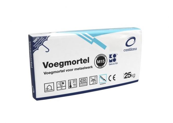 Cantillana voegmortel 2013 donker grijs 25kg