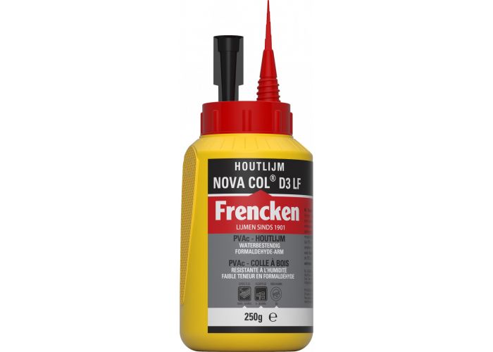 Frencken houtlijm wit nova col d3 250 gram
