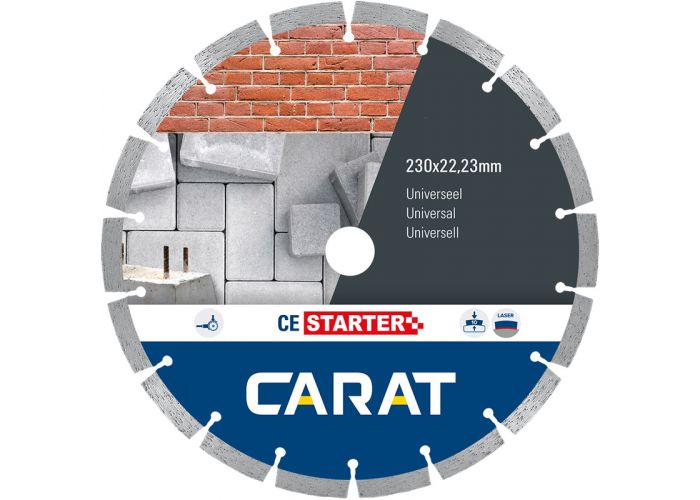 Carat diamantzaagblad 125x22.2 master universeel