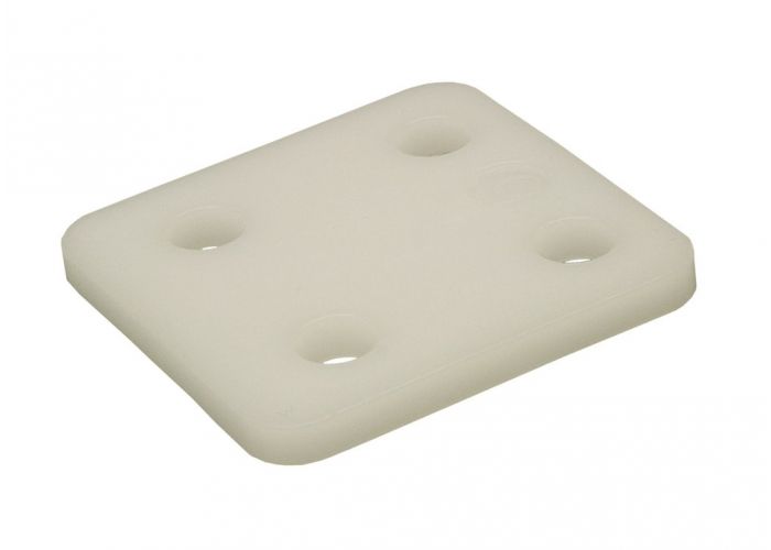 GB drukplaat zonder sleuf 6.0x70x70mm transparant 34706 / 48 stuks