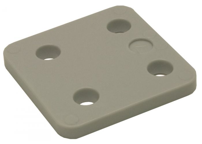 GB drukplaat zonder sleuf 7.0x70x70mm grijs 34707 / 48 stuks