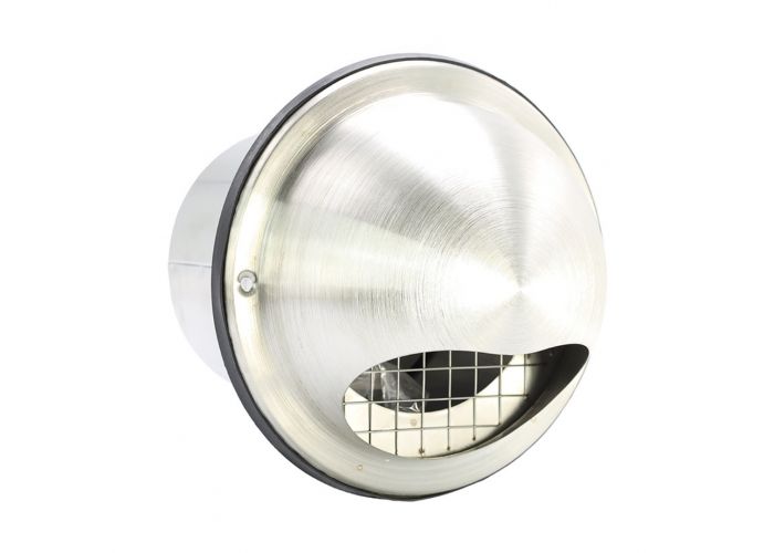 Bolrooster rvs met gaas 125mm