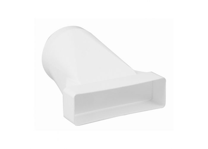Ventilatiekanaal overgangsstuk recht 125  204x60mm