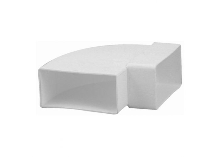 Ventilatiekanaal hoekstuk horizontaal 110x54mm