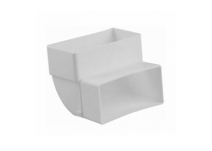 Ventilatiekanaal hoekstuk verticaal 110x54mm