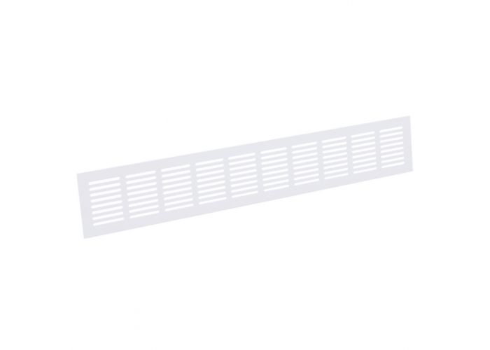 Plintrooster 600x80mm wit