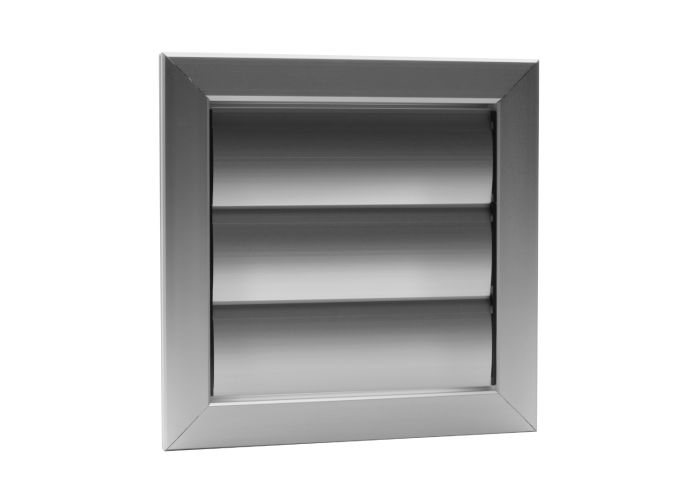 Aluminium lamellenrooster 205x205mm f1 Aluminium lamellenrooster 205x205mm f1