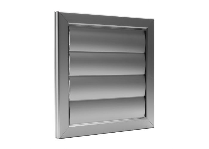 Aluminium lamellenrooster 255x255mm f1